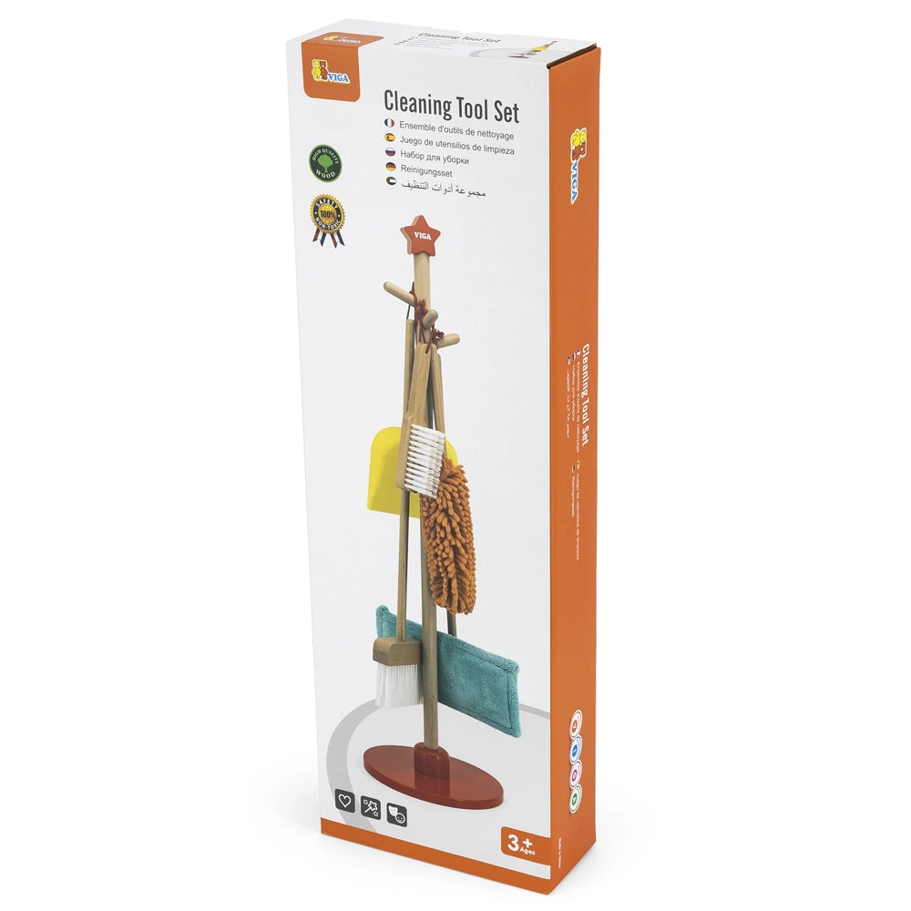 Viga Toys Ensemble d'Outils de Nettoyage 3A+