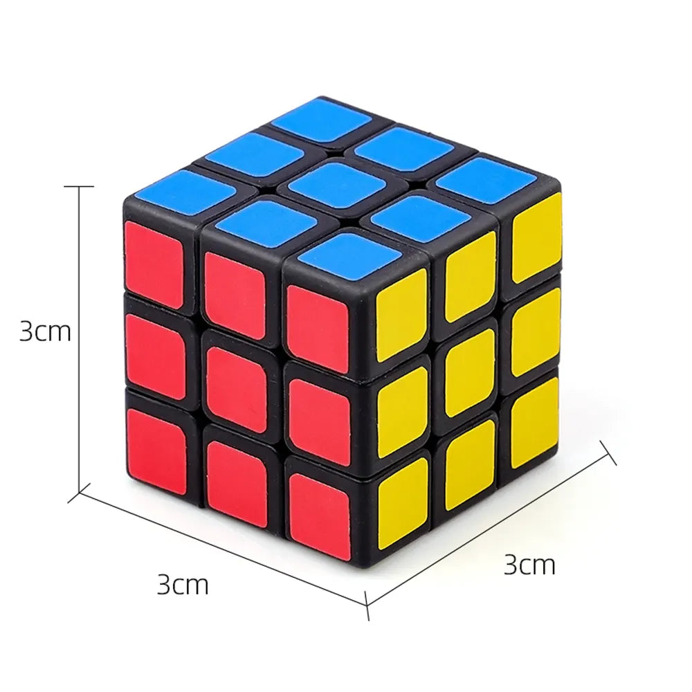 Set of 2 Mini Rubik's Cubes