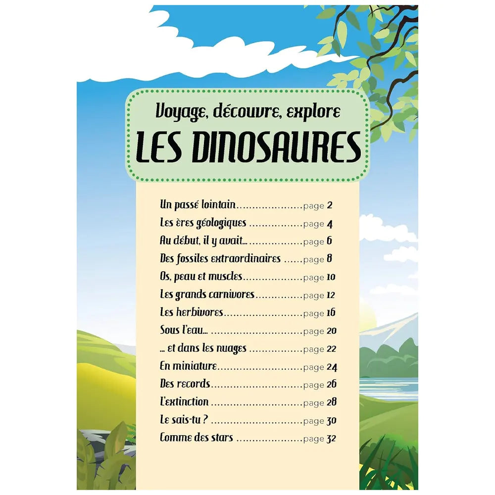 Voyage, Découvre, Explore - Les Dinosaures