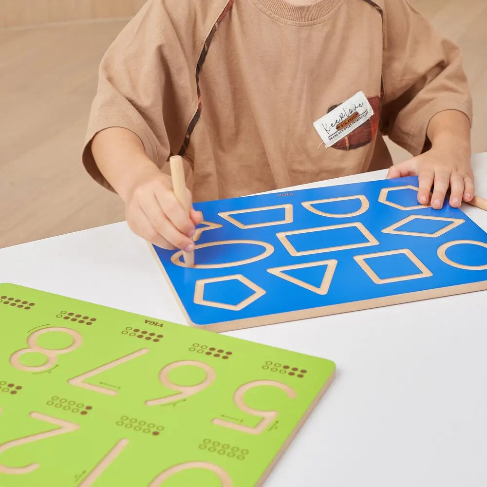 Viga Toys Tablero de Preescritura de Números - 3A+