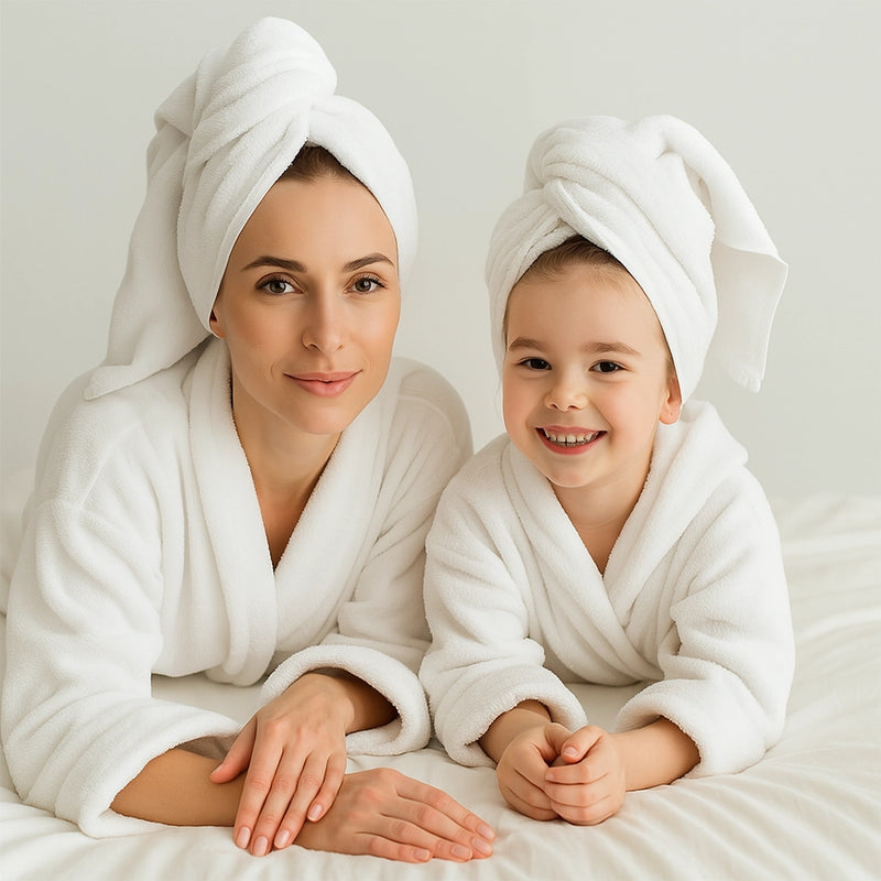 Bambidou Pack of 2 Matching Bathrobes Mom & Child