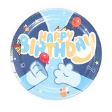 طقم عيد ميلاد 51 قطعة - بلوي