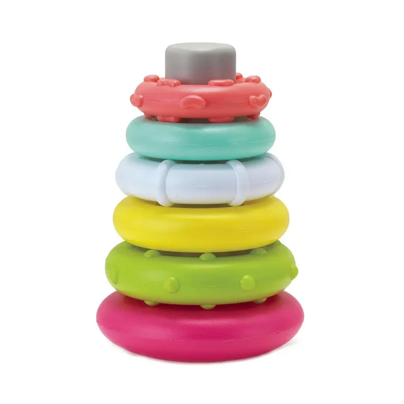 Infantino Anneaux à Empiler Rose – 6M+