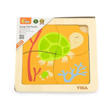 فيجا تويز بازل مسطح خشبي سلحفاة – +12 شهراً