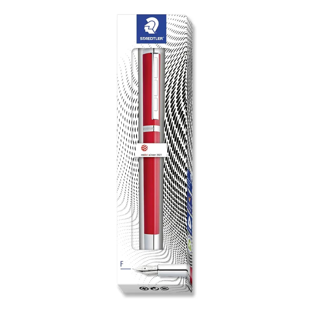 Staedtler Stylo-plume Triangulaire Rouge - Bleue