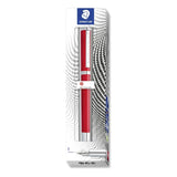 Staedtler Stylo-plume Triangulaire Rouge - Bleue