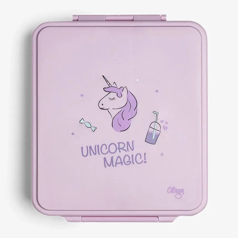 Grande Lunchbox avec pot Alimentaire Isotherme - Licorne