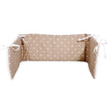 Lorelli Cot Bumper 145x27cm - Crowns Latte
