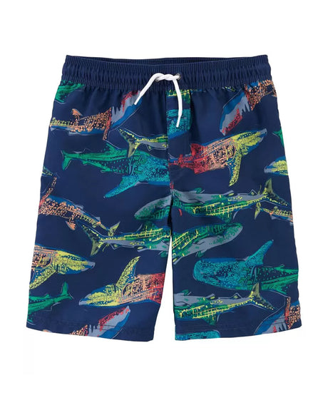 Short Maillot De Bain Kid Shark Carter's - Marine