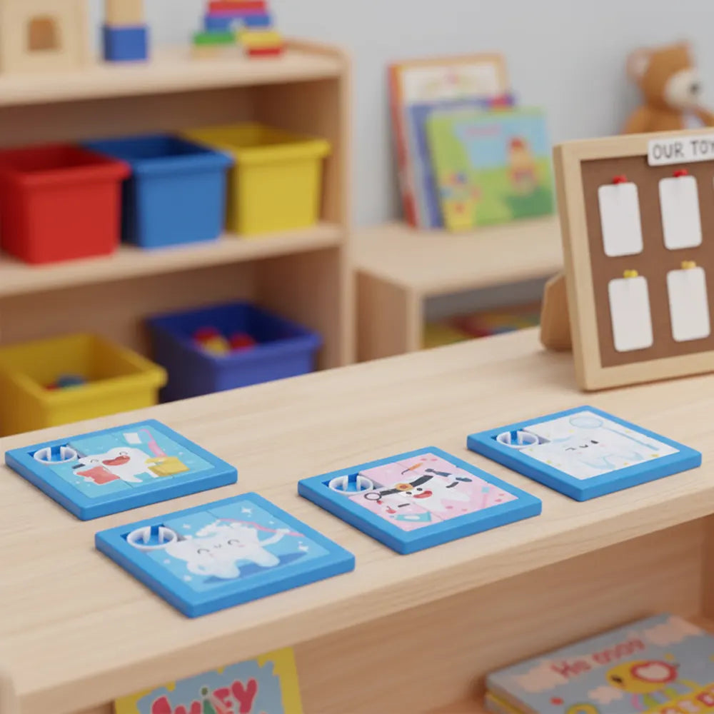 Lote de 4 Dientes de Puzzle – 3A+