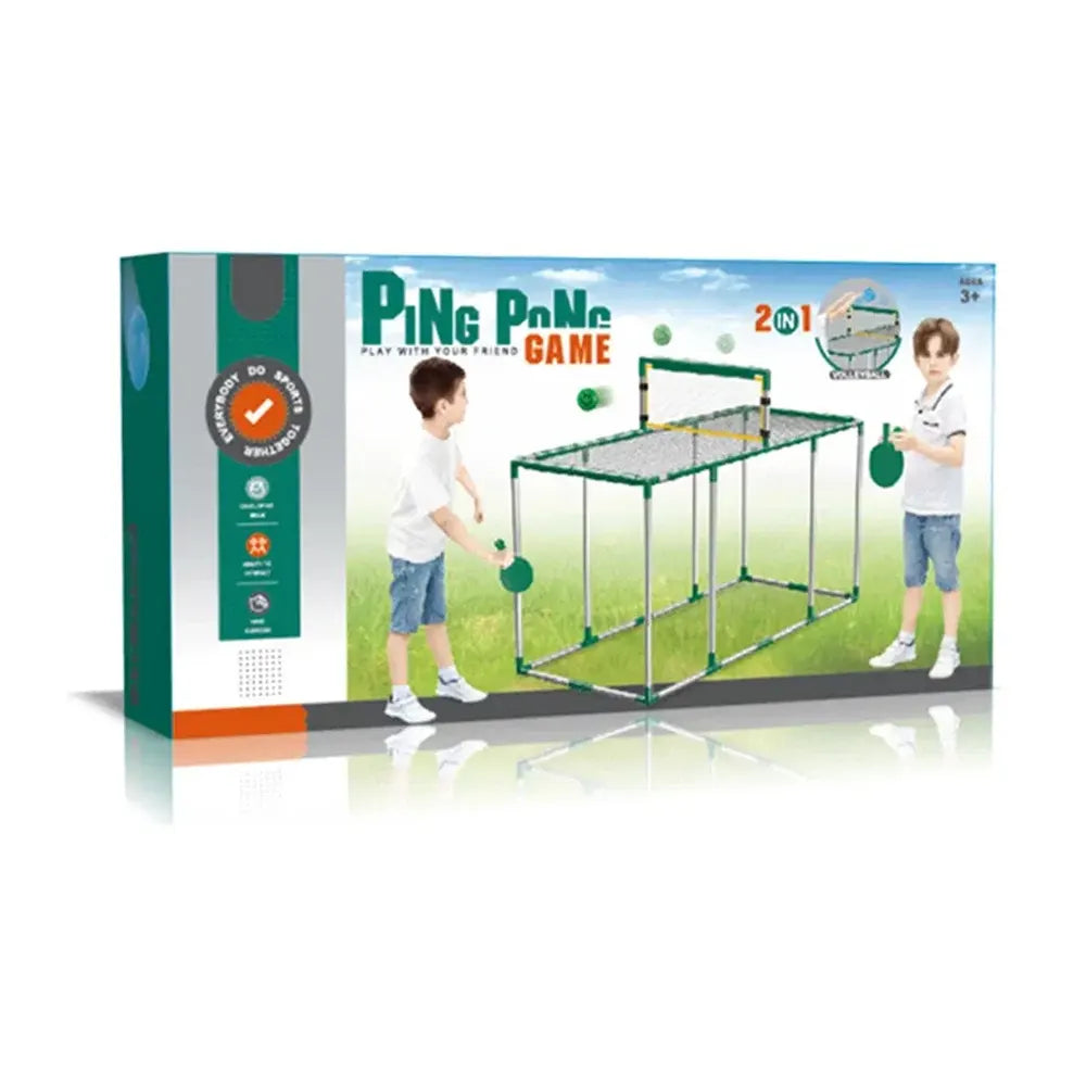 Jeu 2-en-1 Ping-Pong & Volleyball – 3A+