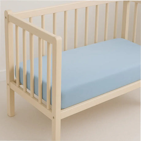 Bambidou Drap Housse 60 cm x 120 cm – Bleu Ciel