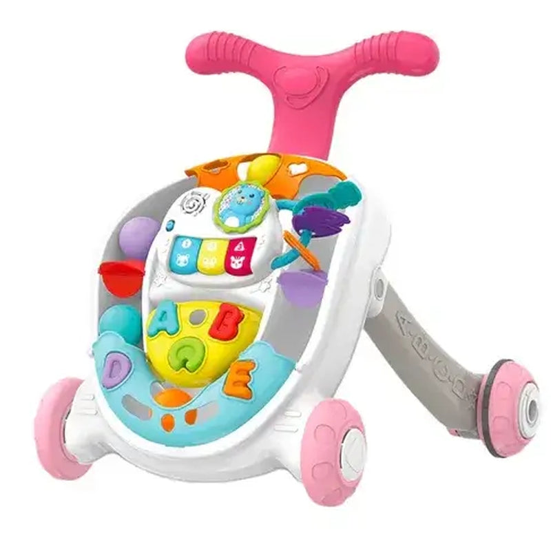Trotteur Musical Rolling Ball pour Bébé 0M+ - Rose