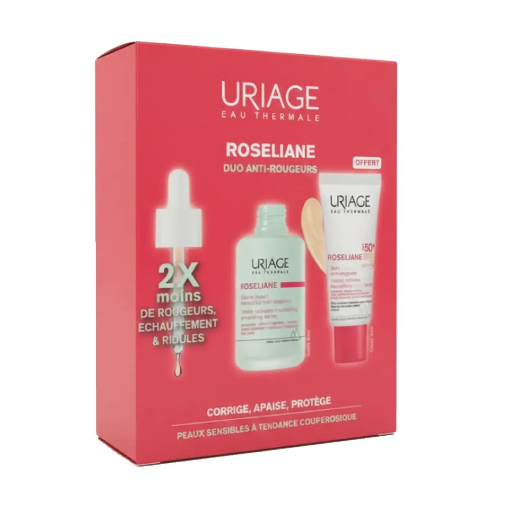 Uriage Roséliane Duo Anti-Rougeurs – Sérum + Crème 50ml