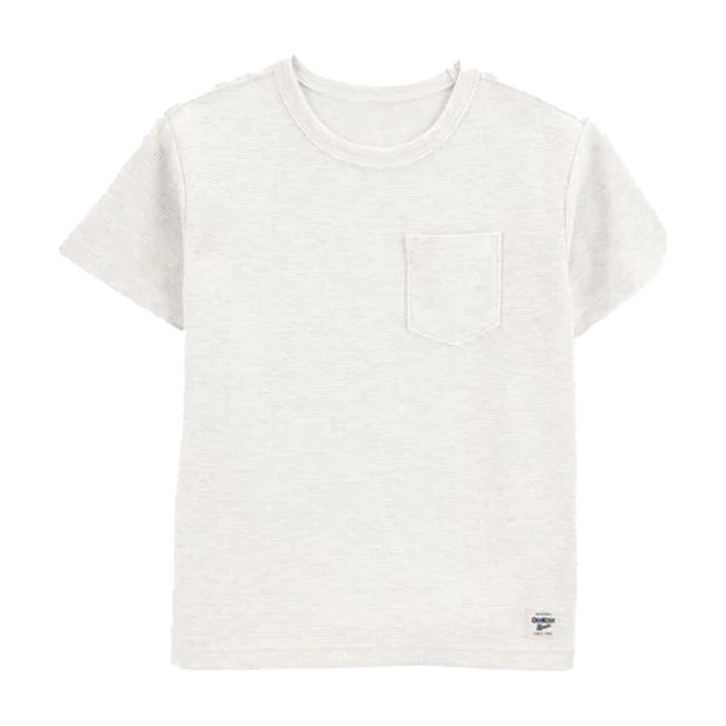T-shirt à Manches Courtes & Poche OshKosh - Gris Clair