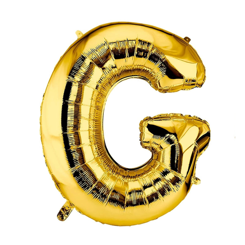 Ballon en Forme de Lettre G - Dorée
