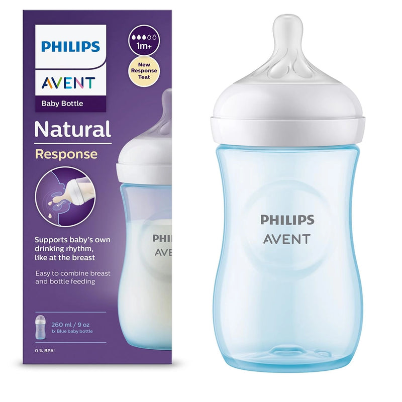 Philips Avent Natural Response Bottle Blue - 260ml