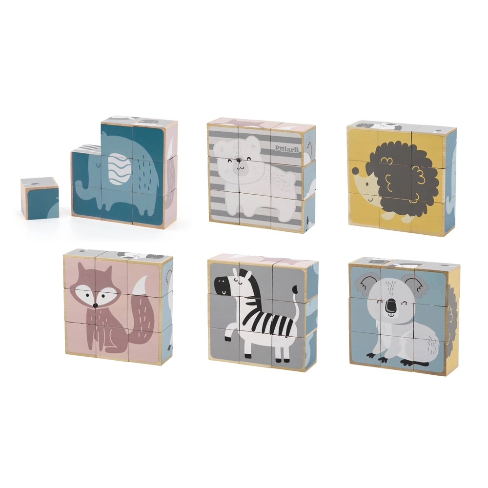 Viga Toys PolarB Blocs de Puzzle à 6 Faces 24M+