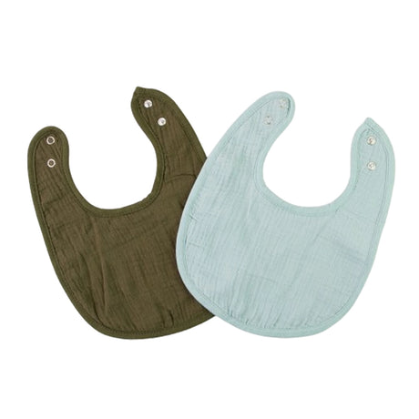Lot de 2 Bavoirs Babymat - Baby Green