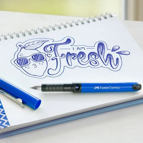 Faber-Castell Stylo à Plume Fresh - Bleu