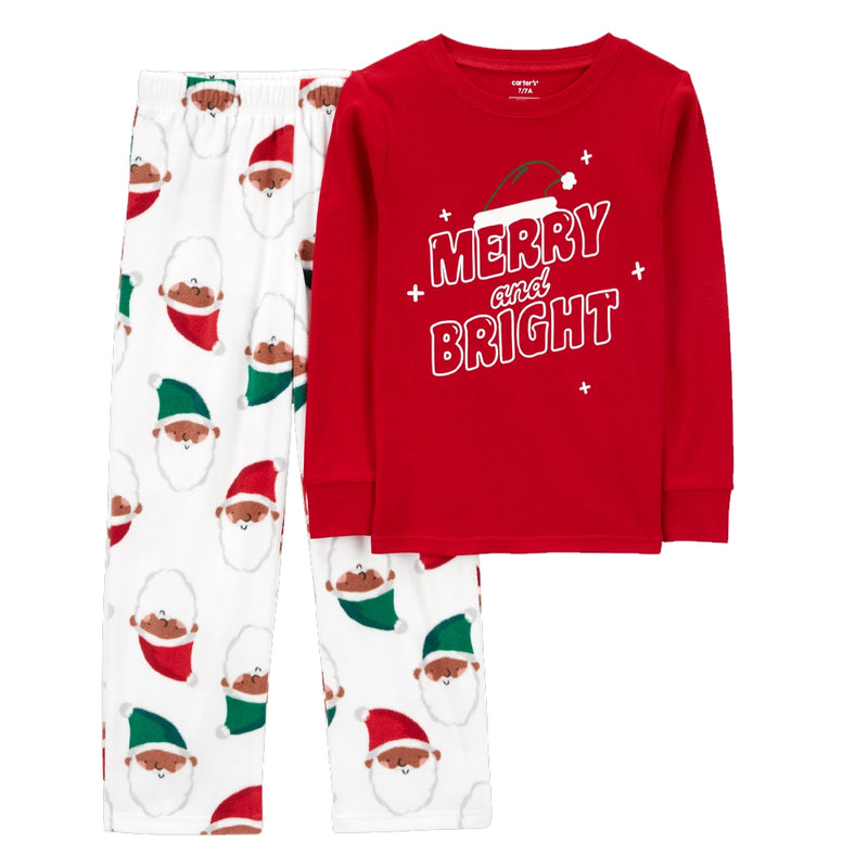 كارترز بيجاما من قطعتين صوف وقطن - بابا نويل