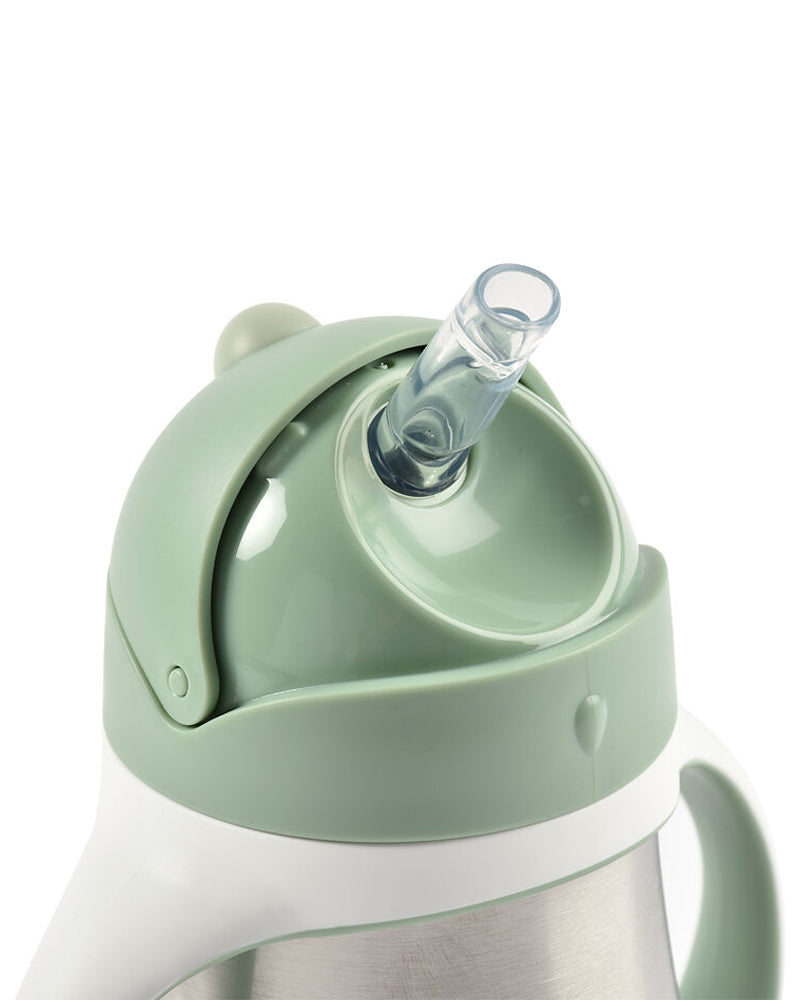 Béaba Tasse avec paille Inox 250ml - Vert