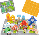 Viga Toys City Building Blocks 100 Pieces - 24M+