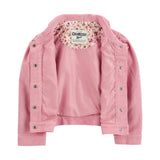 Veste Boutonnée en Velours Côtelé OshKosh - Rose