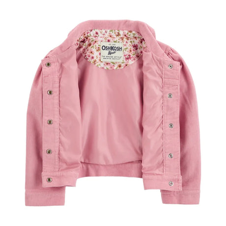 Veste Boutonnée en Velours Côtelé OshKosh - Rose