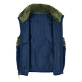 Gilet Sherpa Zippé Carter's - Bleu & Vert