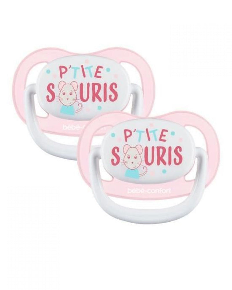 Lot de 2 Sucettes Bébé Confort Physio Air - Petite Souris
