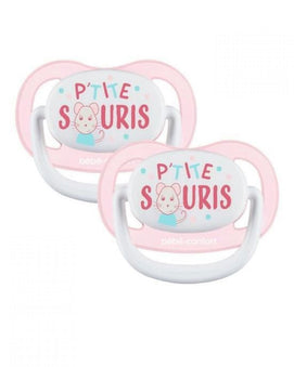 Lot de 2 Sucettes Bébé Confort Physio Air - Petite Souris
