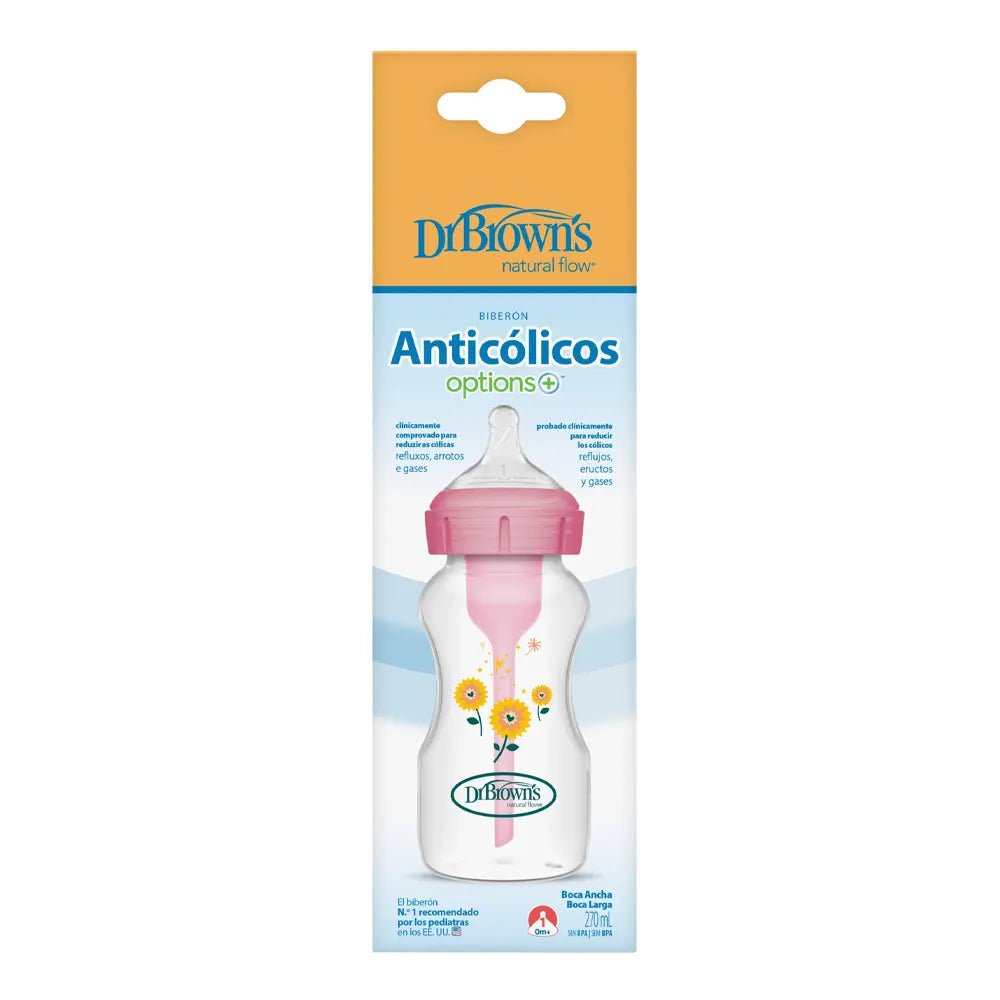 Dr. Brown’s Biberon Anti-Colique Options+ Col Large 270 ml