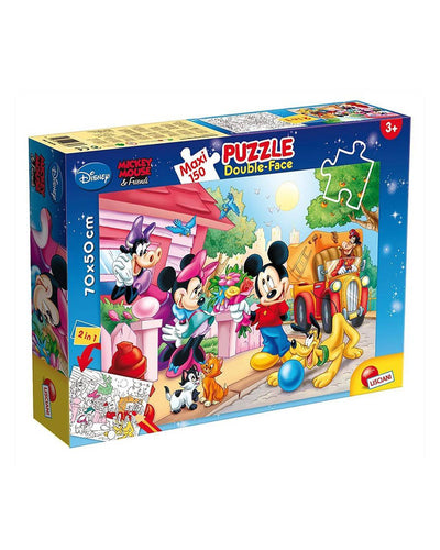 Puzzle Double Face Supermaxi 35PCS - Mickey