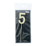 Topper para Tarta Número 5 Dorado