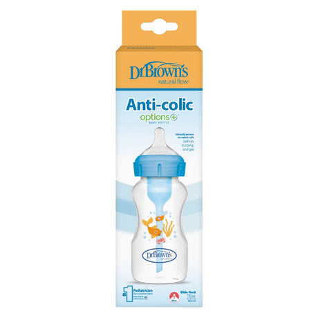 Dr. Brown’s Biberon Anti-Colique Options avec Col Large 270 ml