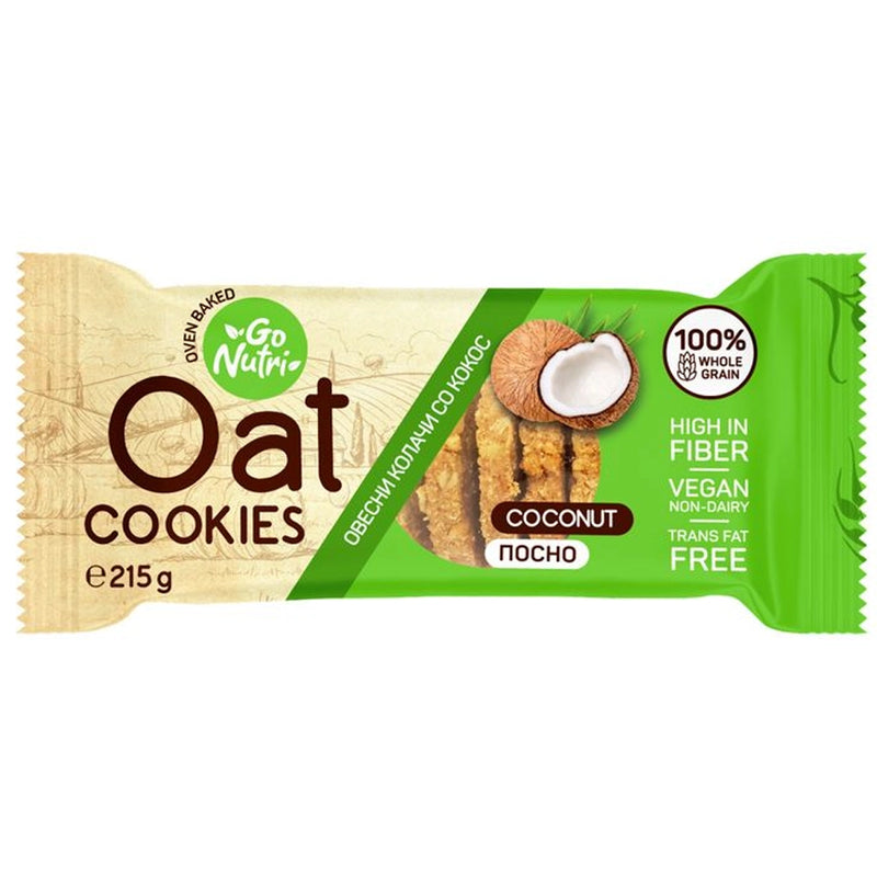 Vitalia Health Food Go Nutri Wholegrain Oat Cookies Coconut - 215g