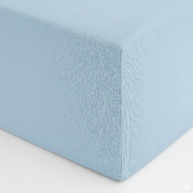 Bambidou Drap Housse 70x140 cm - Bleu Ciel