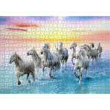 Trefl Puzzle de Chevaux Blancs au Galop 500 Pièces - 10A+