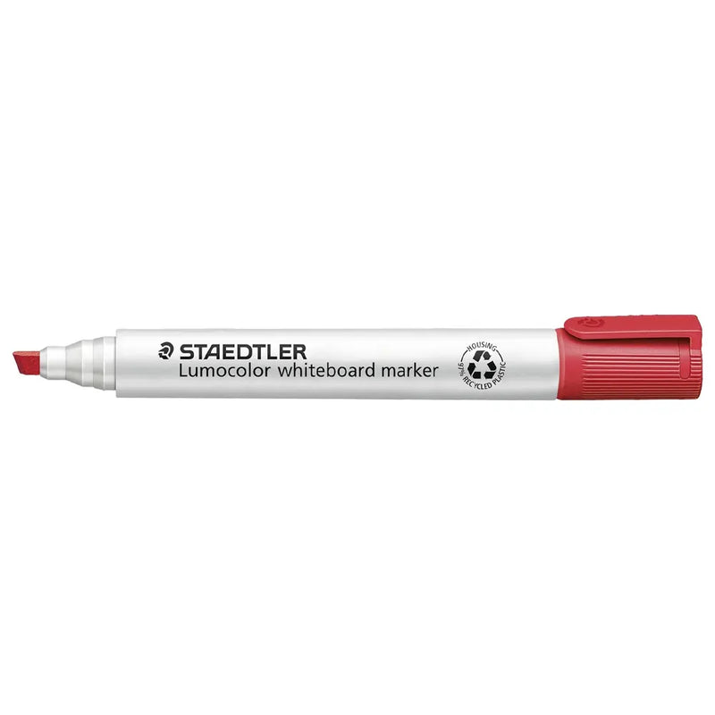 Staedtler Marcador para Pizarra Blanca de Punta Biselada - Rojo