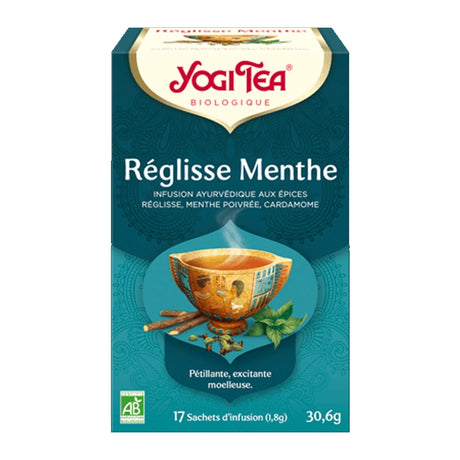 Yogi Tea Réglisse Menthe 17 Sachets