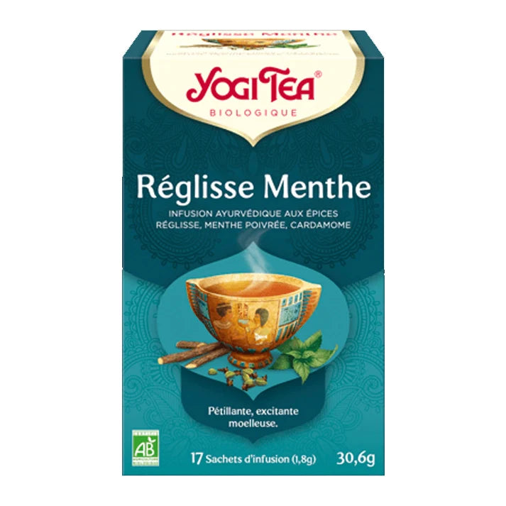 Yogi Tea Réglisse Menthe 17 Sachets
