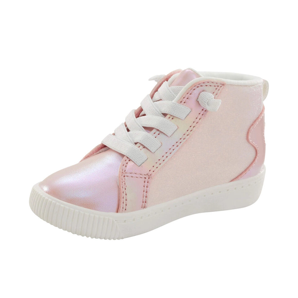 Baskets Montantes Métalliques Carter's Shoes - Rose