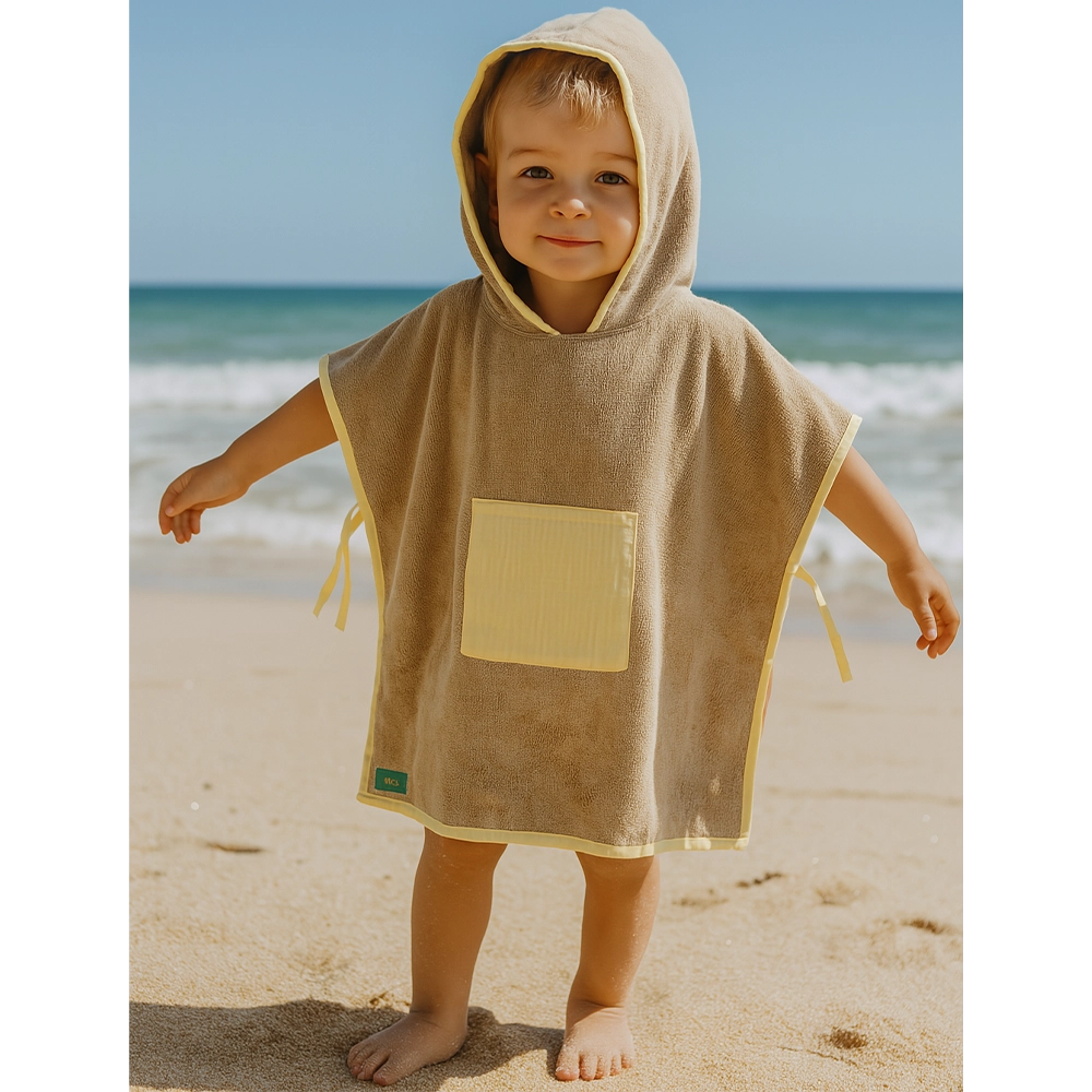 Babymat Poncho de Plage - Jaune