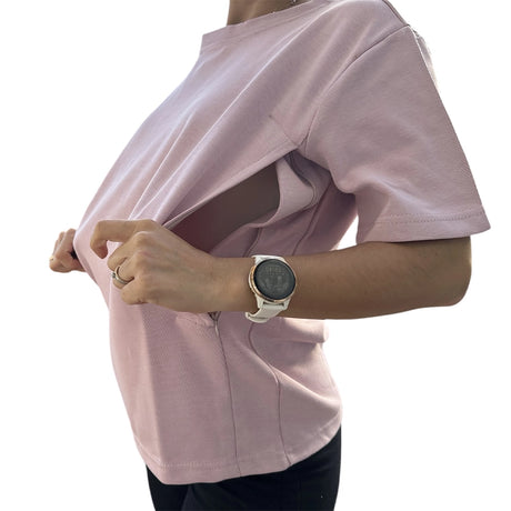 Bambidou T-shirt d'Allaitement - Rose