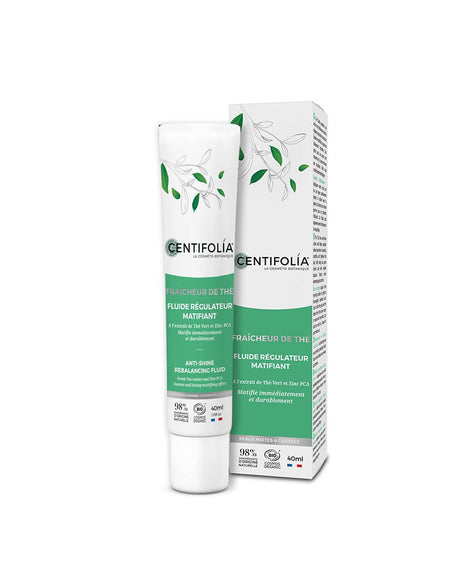 Centifolia Fluide Régulateur Matifiant Extrait de Thé Vert- 40ml