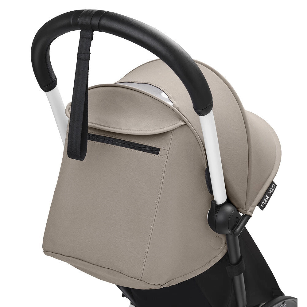 Stokke® YOYO³ Stroller Black Frame 6M+ - Taupe