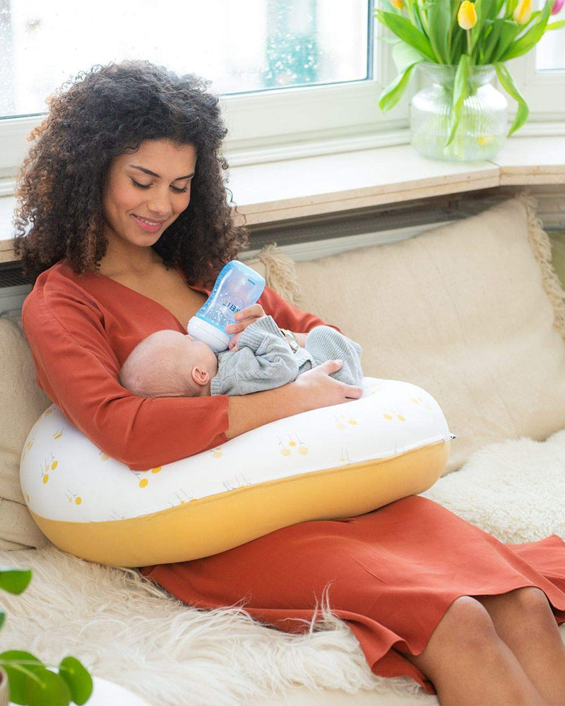 Coussin d'allaitement et maternité BUDDY Lollypop Doomoo - Ocre