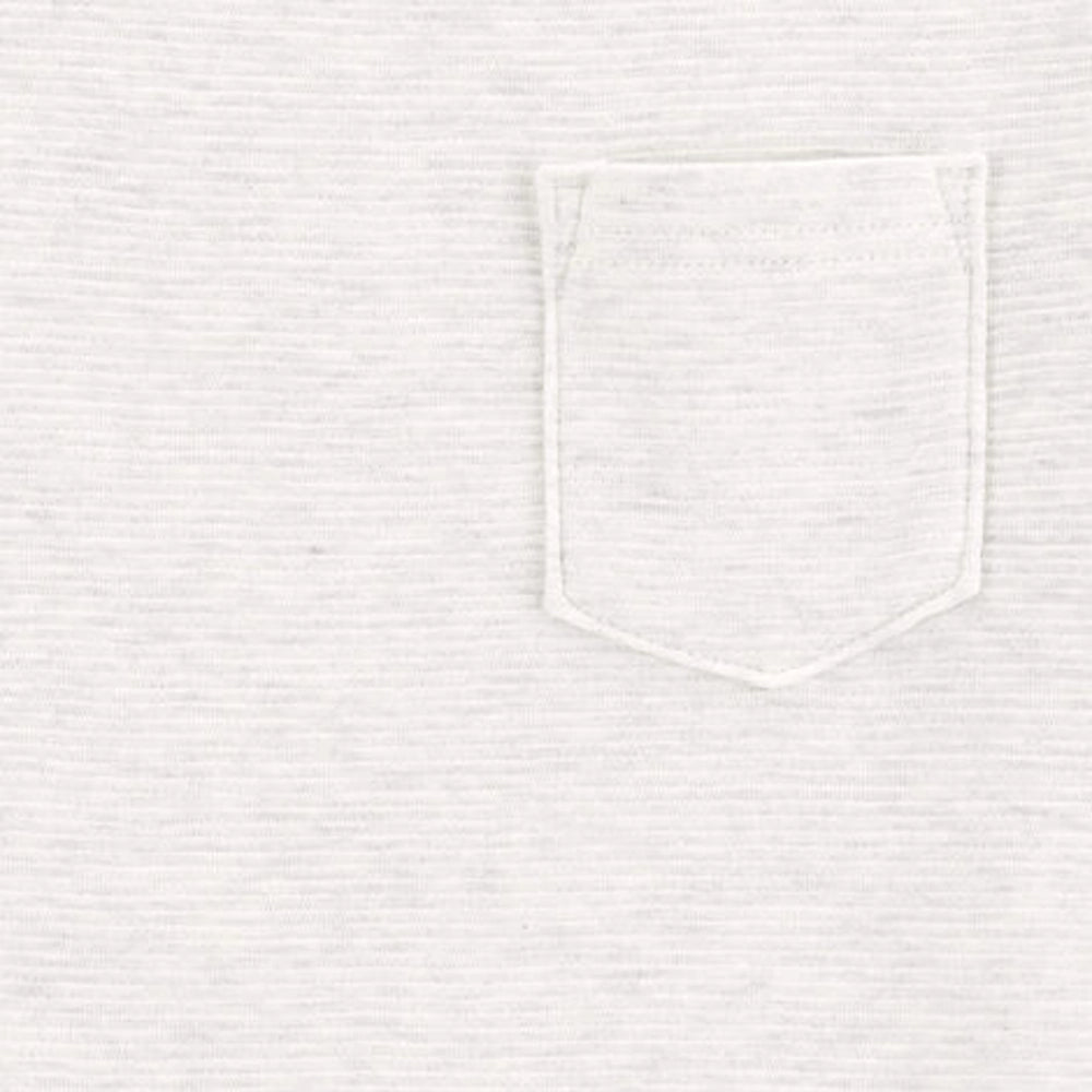 Camiseta de manga corta con bolsillo OshKosh - Gris Claro