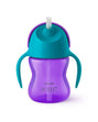 Avent tasse à paille Violet +9m - 200ml